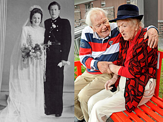 ET LØFTE: Da Odvar og Molle giftet seg i 1946, lovte de å holde sammen i gode og onde dager. I dag bor de ikke lenger sammen, men løftet har han holdt. 