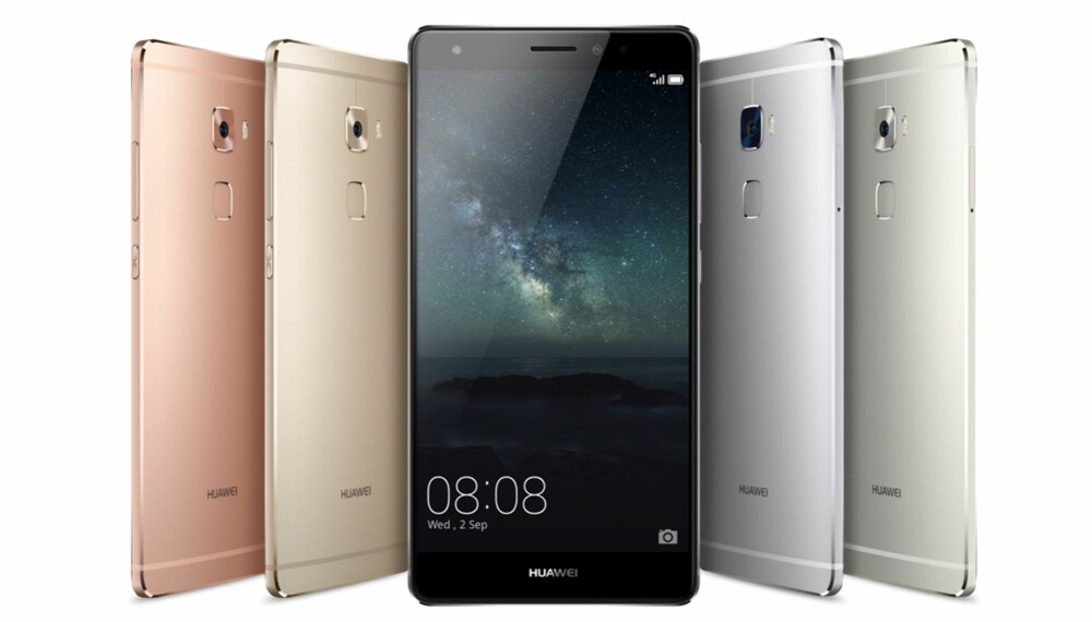 STOR: Huawei Mate S har en 5,5 tommer skjerm, og vil nok prøve å konkurrere mot iPhone 6S Plus.