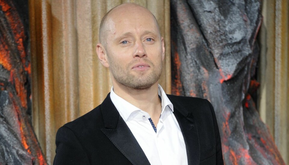 KJEKKAS: Aksel Hennie fikk mye oppmerksomhet under «Hercules»-premieren i Berlin.