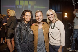TV-aktuell: Fredag er Marias dag i «The Hit». Her sammen med Simone Eriksrud fra D'Sound og Christian Ingebrigtsen, som også medvirker i NRK-serien.