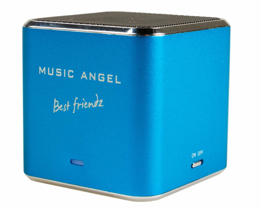 KOMPAKT: Music Angel Best friendz er liten og kompakt og får lett plass i en jakkelomme.