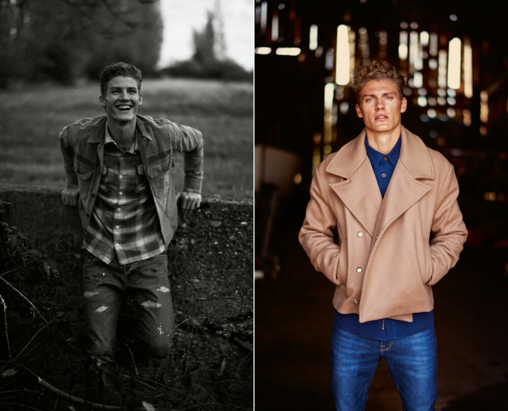 BLÅTT OG BEIGE: (t.v.) Jakke fra Denim Supply Ralph Lauren, kr 1095. Skjorte fra Ralph Lauren, kr 830. Jeans fra Paul Smith, kr 1500. (t.h.) Jakke fra Weekday, kr 1500. Skjorte fra Hilfiger Denim, kr 900. Jeans fra Samsøe & Samsøe, kr 800. BLÅTT OG BEIGE: (t.v.) Jakke fra Denim Supply Ralph Lauren, kr 1095. Skjorte fra Ralph Lauren, kr 830. Jeans fra Paul Smith, kr 1500. (t.h.) Jakke fra Weekday, kr 1500. Skjorte fra Hilfiger Denim, kr 900. Jeans fra Samsøe & Samsøe, kr 800.