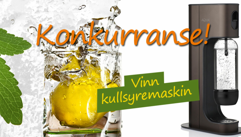 Vinn kullsyremaskin fra Aqvia! Vinn kullsyremaskin fra Aqvia!