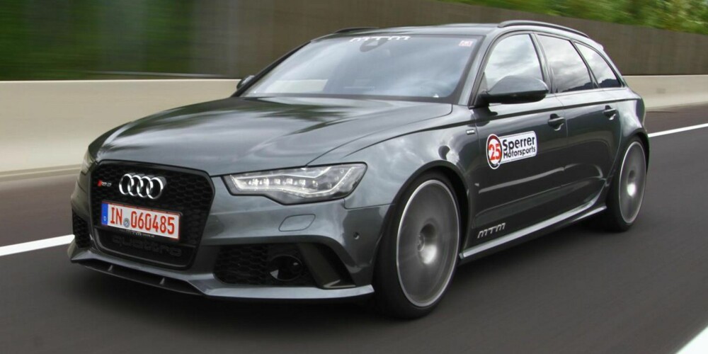 LITT STERKERE: Audi RS6 Avant fra MTM. FOTO: MTM