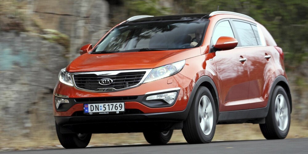 TVILLING: Kia Sportage er i bunn og grunn den samme bilen som Hyundai ix35.