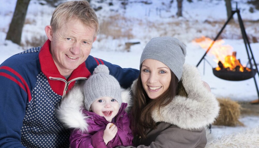 BLIR HJEMME: Mette Solli og datteren Alva blir hjemme, når pappa Pål Anders Ullevåseter reiser til Argentina og Rally Dakar.