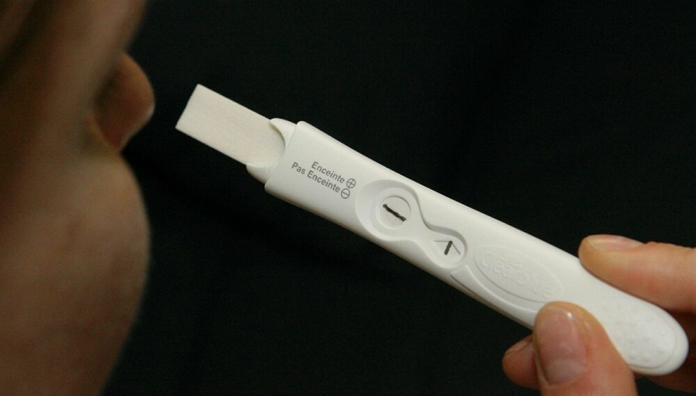 Kan graviditetstesten vise feil resultat? Foto: Colourbox.no