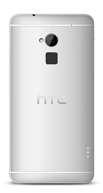 BAKSIDEN: HTC One max byr på samme kamera som HTC One, skjønt uten optisk bildestabilisator. Fingeravtrykksleseren sitter rett under kameraet.