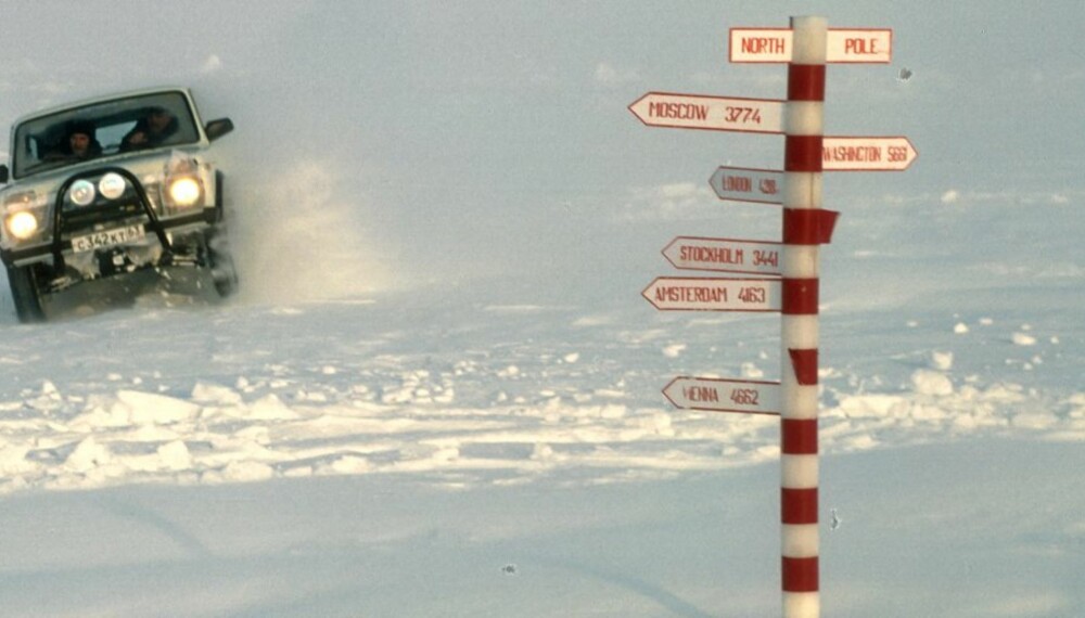 TRENGER FIREHJULSTREKK: Hvis du har tenkt deg til Nordpolen er firehjulstrekk helt klart nødvendig.