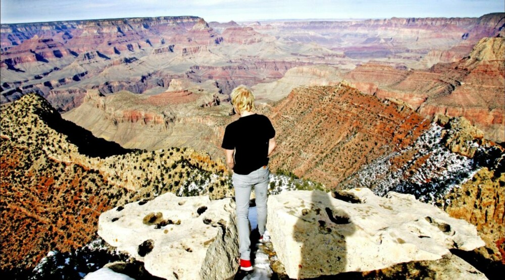 GRAND CANYON: Du kan kjøre bobilen helt fram til USAs mest berømte utsikt.