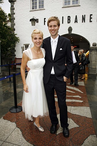 GODT GIFT: Guri giftet seg med musikeren David Vogt i Bergen i 2008.