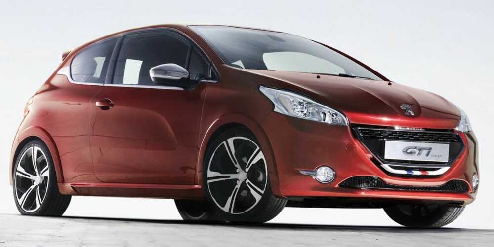 VISES SNART: Peugeot 208 GTI Concept vises på bilutstillingen i Genève, sammen med den snart norgesaktuelle 208 VISES SNART: Peugeot 208 GTI Concept vises på bilutstillingen i Genève, sammen med den snart norgesaktuelle 208