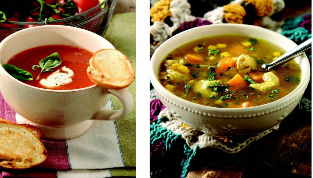 Hva med en tomatsuppe laget på egne tomater, eller en deilig grønnsakssuppe til middag? Hva med en tomatsuppe laget på egne tomater, eller en deilig grønnsakssuppe til middag?