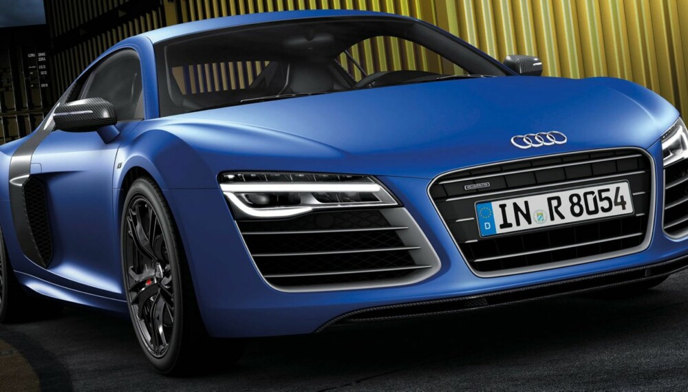 TOPPMODELL: Audi R8 V10 plus er den nye toppmodellen i R8-serien. Foto: Audi