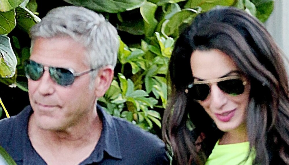 FORELSKET: George Clooney og Amal Alamuddin traff hverandre for første gang i september i fjor. Nå planlegger de bryllup.
