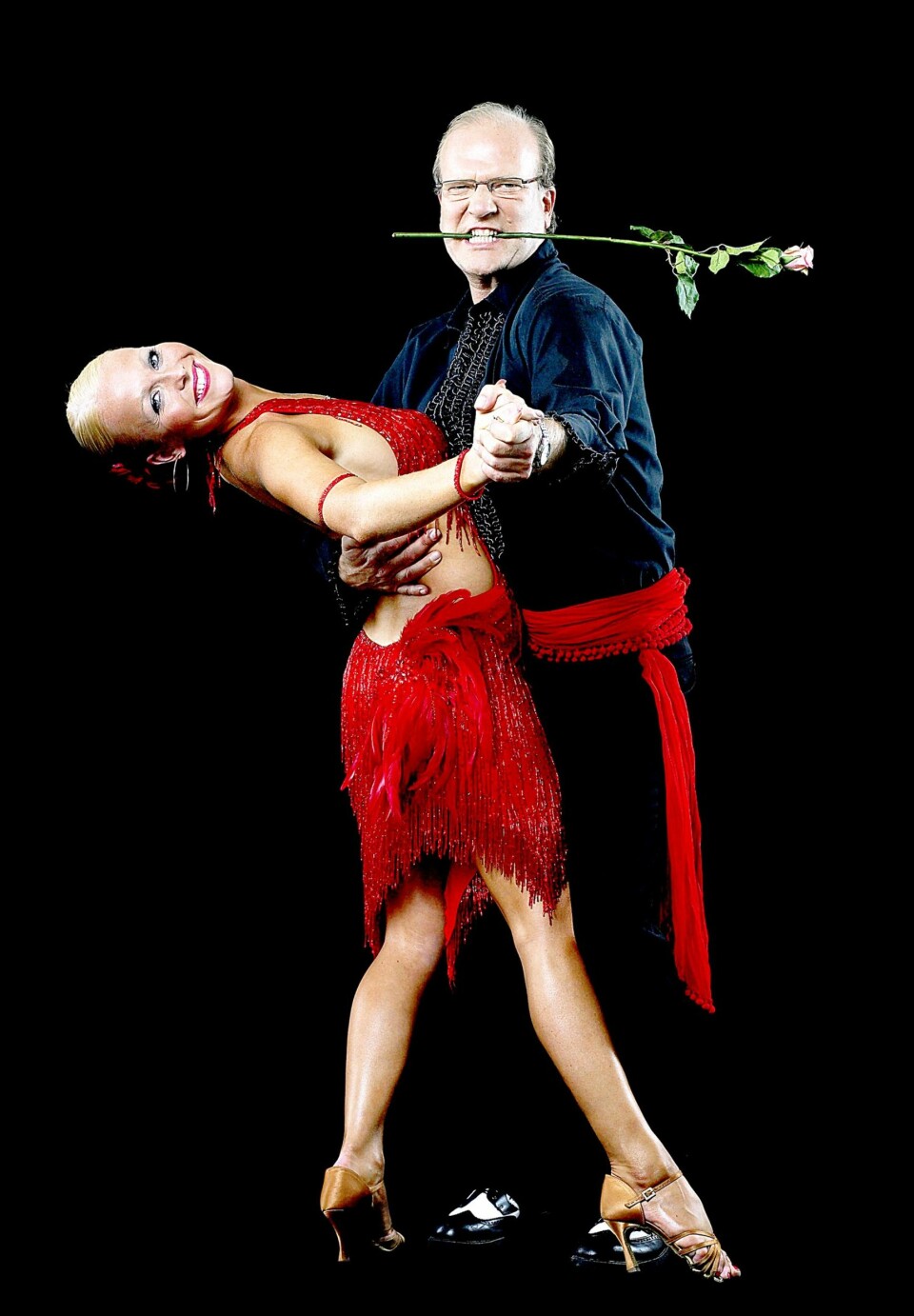 SKAL VI DANSE: Ingar Helge Gimle svingte seg med Gyda Bloch Thorsen i «Skal vi danse».