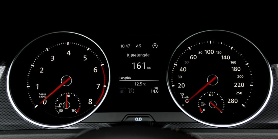 Speedometeret stemmer nesten aldri