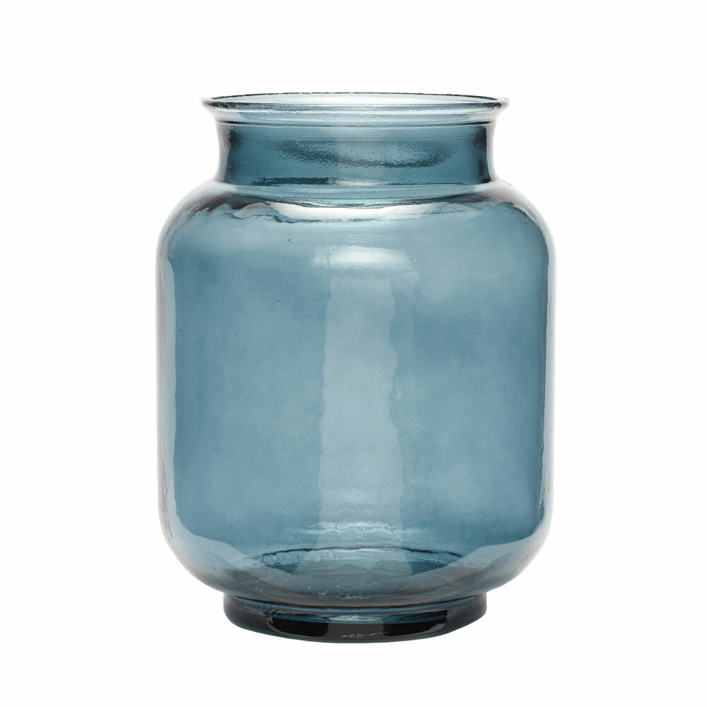 Vase i farget glass fra Hübsch, kr 350.
