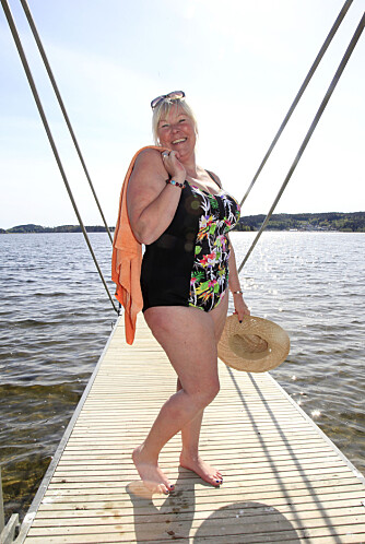 NYTER SOMMEREN: Hilde Cathrin og bevegelsen vil vise Norge at frodige damer skinner uansett form og størrelse. – Vi er pene nok akkurat som vi er, selv om vi har noen kilo for mye! 
