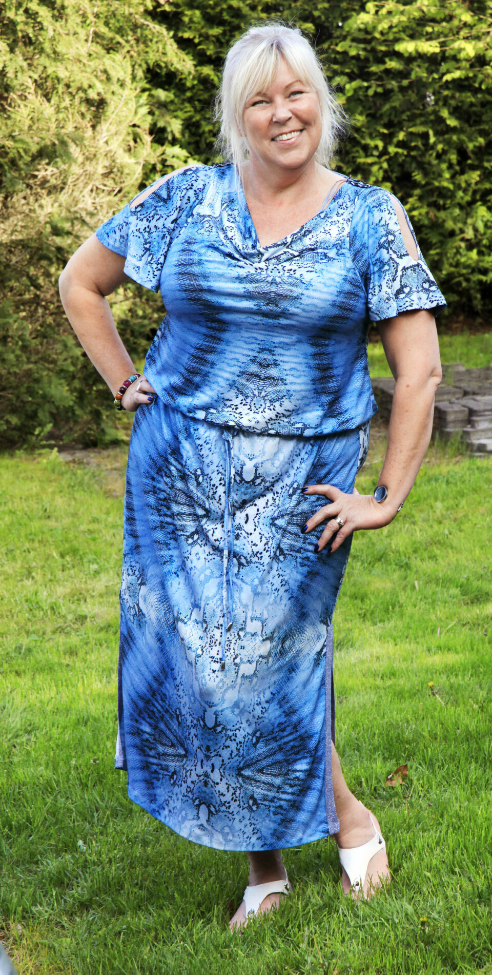 FLOTT: Hilde var oppgitt over utvalget av moteklær i store størrelser. Så hun startet sin egen butikk.