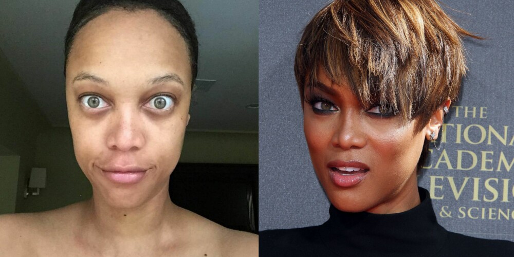 SMINKEFRI DAG: Vakre Tyra Banks er ikke redd for å gå sminkefri, og viser det titt og ofta via sin instagramkonto. SMINKEFRI DAG: Vakre Tyra Banks er ikke redd for å gå sminkefri, og viser det titt og ofta via sin instagramkonto.