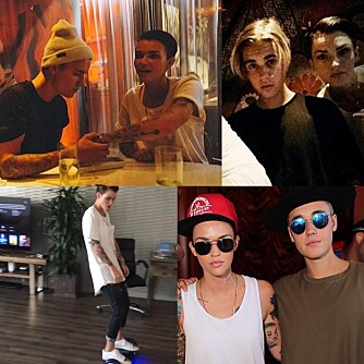 BIEBER: Ruby Rose og Justin Bieber ser ut til å ha blitt gode kompiser den siste tiden. BIEBER: Ruby Rose og Justin Bieber ser ut til å ha blitt gode kompiser den siste tiden.