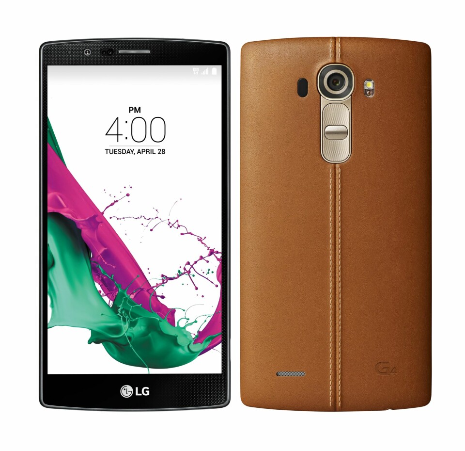 EKSKLUSIV: LG G4 i skinn gir en langt bedre kvalitetsfølelse enn modellene i plast.
