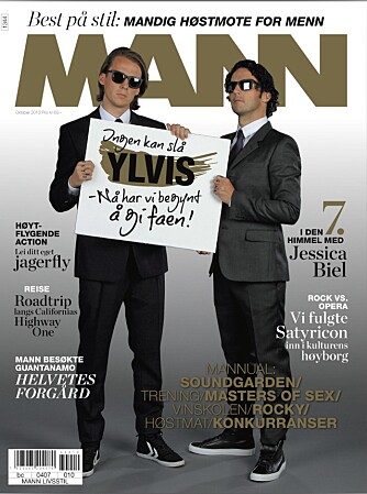 SUKSESS: Brødrene Bård og Vegard Ylvisåker er over alt for tiden, også på coveret til bladet Mann.