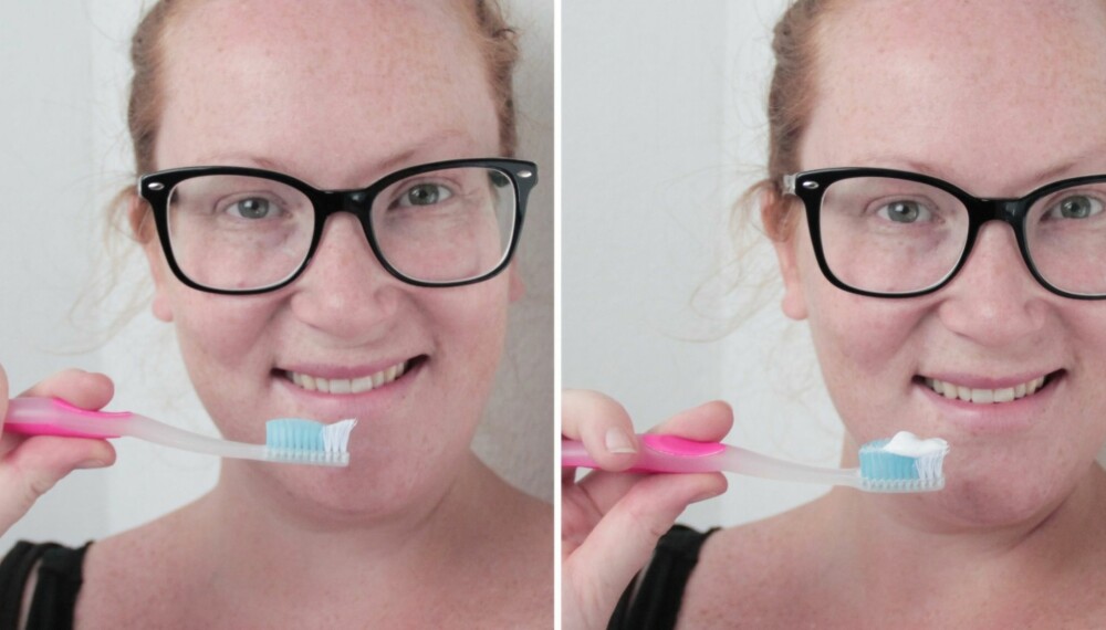 HVA ER BEST?: Skal man ta vann eller tannkrem på tannbørsten først? Tannlegene er ikke helt enige.