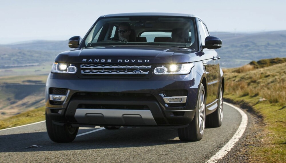 V6: Range Rover Sport med diesel V6-er fremstår som en fornuftig bil i denne klassen. FOTO: Nick Dimbleby