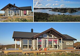 NÅ: «Hyttepremien» pluss over halvannen million kroner av egen midler er nå familiens nye drømmebolig. Tomta har en unik utsikt til havet og naturen på fastlands-Frøya.