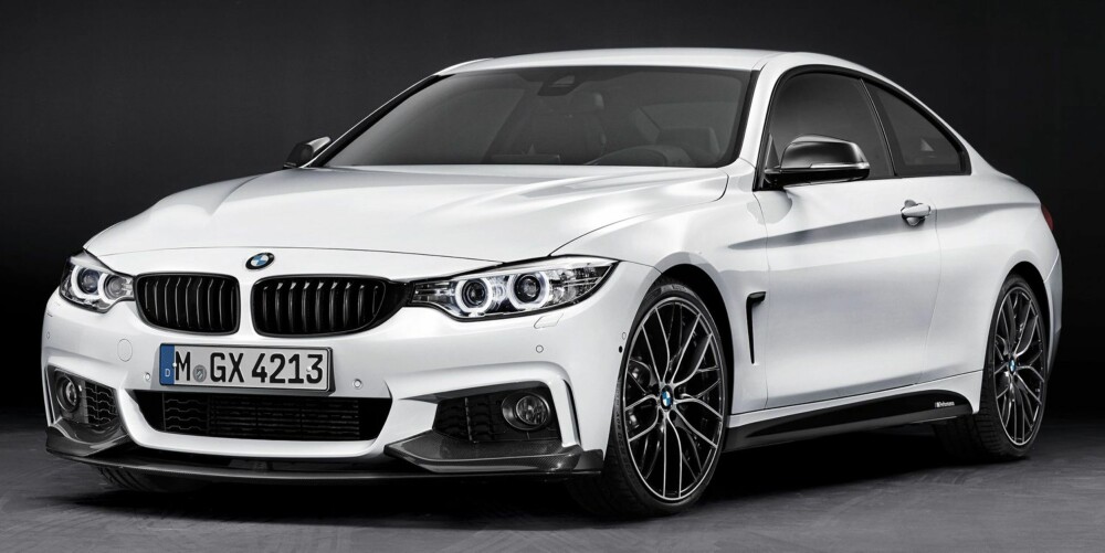 4-SERIE: BMW 4-serie med M Performance-oppsett. FOTO: BMW