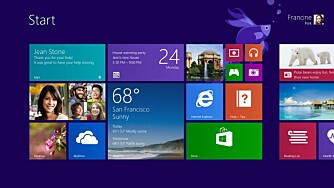 STØRRE IKONER: To nye størrelser på ikonene på startskjermen kommer med Windows 8.1,