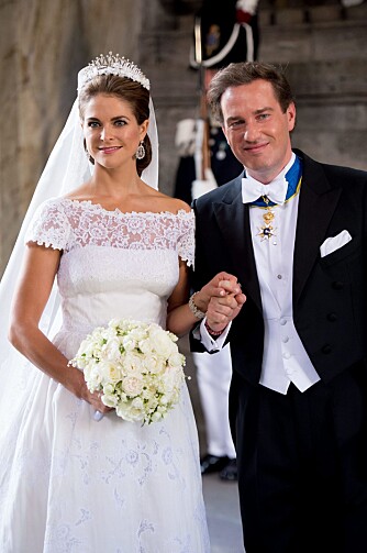 LYKKELIG BRUDEPAR: Sveriges prinsesse Madeleine og Chris O'Neill giftet seg i juni.