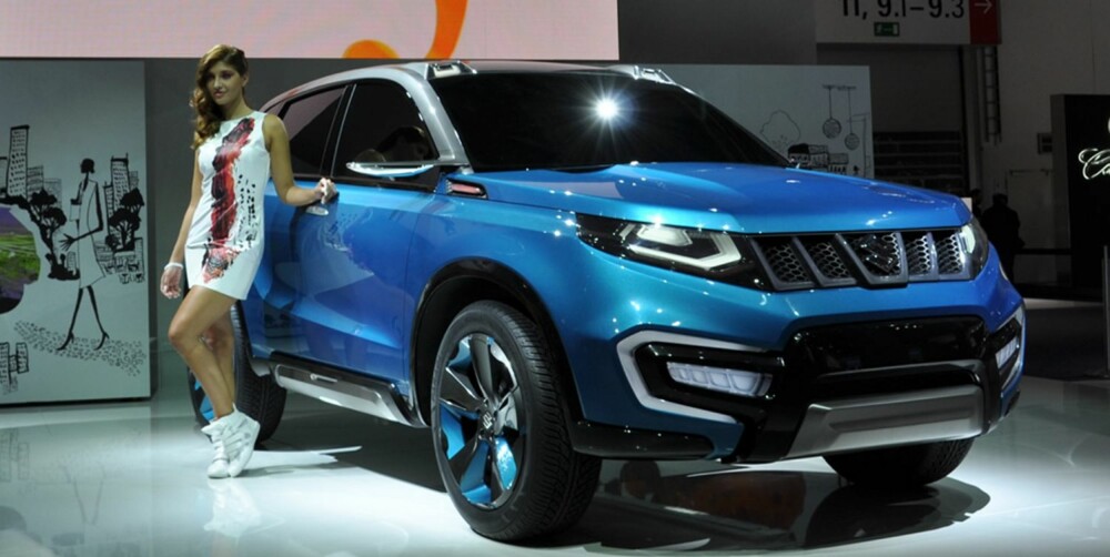 NY SUV: I 2015 kommer en ny Suzuki-SUV basert på iV-4-konseptet som Suzuki viste frem på bilutstillingen i Frankfurt. Konseptet vises også på Tokyo-utstillingen, sammen med blant annet konseptet Crosshiker, en kompakt crossover. FOTO: Suzuki