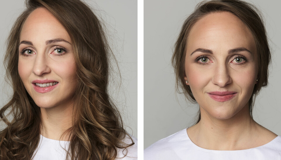 FIKK MAKEOVER: Ann Charlotte ville blant annet ha tips til hvordan hun kunne skape volum i håret. Det fikk hun av Kamille sitt superteam!