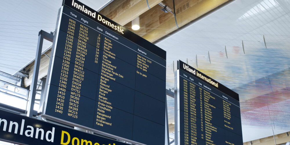 UNNGÅ STRESS: Forbered deg og sørg for å ha god tid før du reiser hjemmefra og til flyplassen. FOTO: Oslo Lufthavn