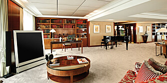 DYREST: Det krever sitt feriebudsjett å sjekke inn på Royal Penthouse Suiten på Hotel President Wilson i Geneve.