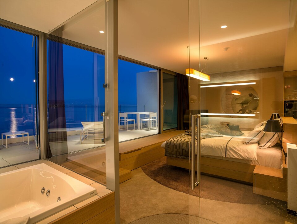 LEKKERT: Luksussuiten på Hotel & restaurant Bevanda i Opatija, Kroatia. FOTO: Hotellet