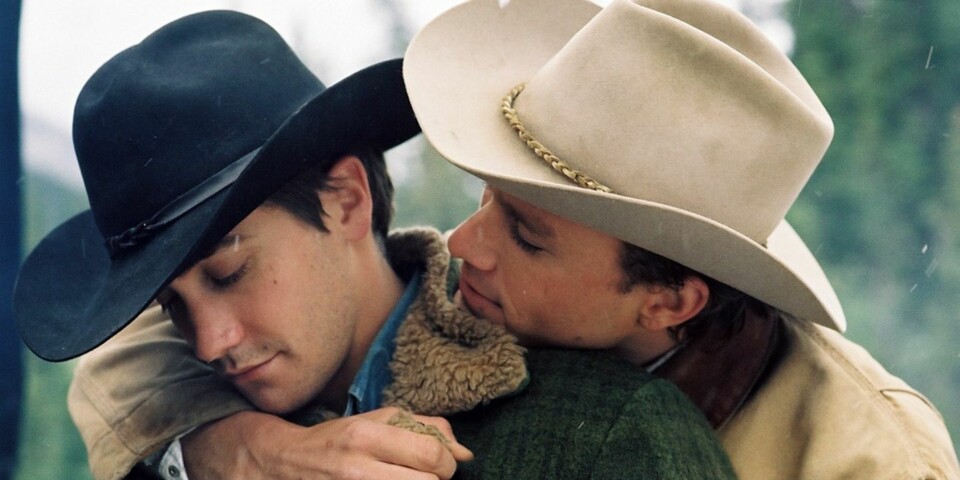 BROKEBACK MOUNTAIN: Jake Gyllenhaal og avdøde Heath Ledger i Brokeback Mountain.