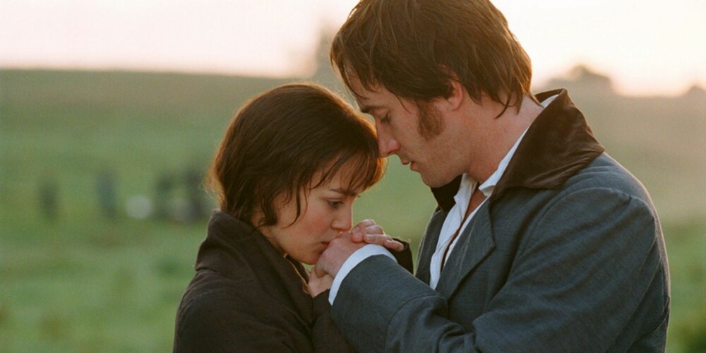 STOLTHET OG FORDOM: Matthew Macfadyen som Mr. Darcy og Keira Knightley som Elizabeth Bennet i Stolthet og fordom