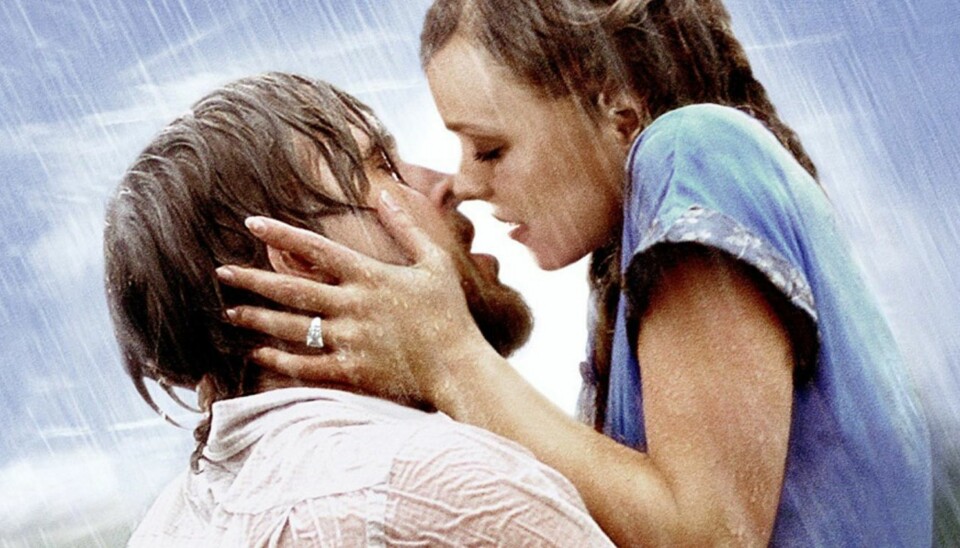 THE NOTEBOOK: Rachel McAdams og Ryan Gosling i The Notebook (2004).