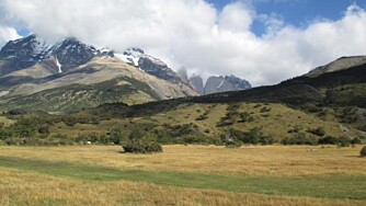 VAKKERT: Louise falt spesielt for det vakre landskapet i Chile. Dette er Torres del paine.