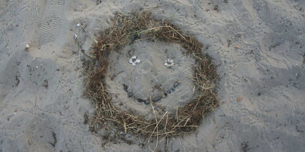 SMIL: En dansk sandversjon av "smiley" symboliserer vår opplevelse på Jylland. 