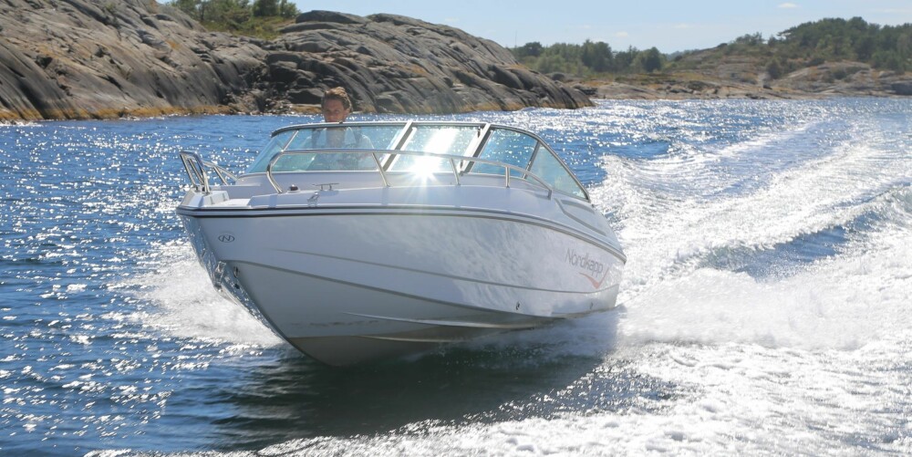 BÅTTEST: Nordkapp Avant 605 er en lettkjørt og komfortabel båt. 