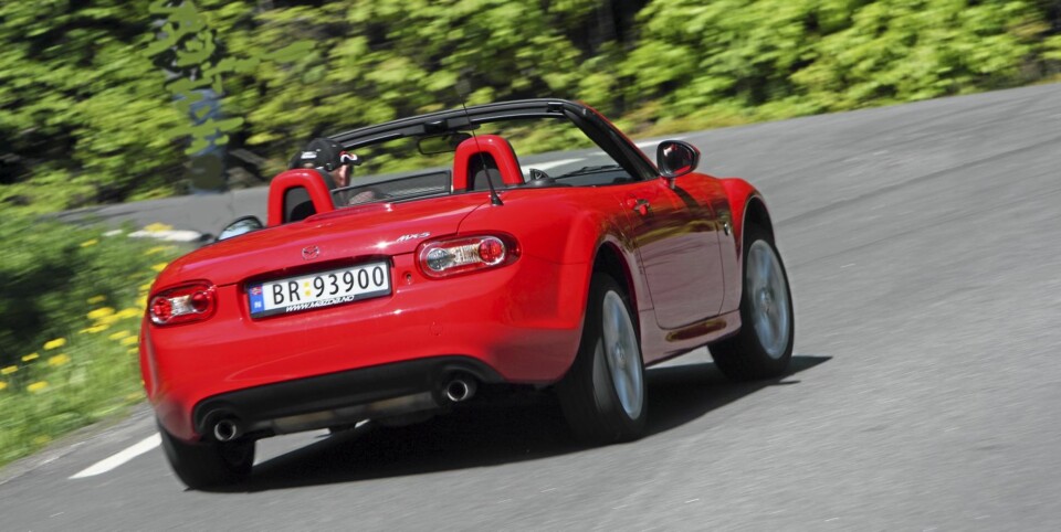 GODT KJØP: Mazda MX-5 regnes som et av de tryggeste kjøpene. FOTO: Egil Nordlien, HM Foto