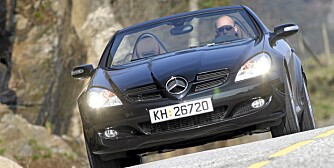 SNITTKARAKTER: 84,4 % av de kontrollerte Mercedes SLK (2000-2004) er uten vesentlige feil. FOTO: HM Arkiv