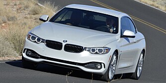HELÅRS: Hardtopen sørger for at BMW 435i Cabriolet er en utmerket bil for hele året. FOTO: BMW