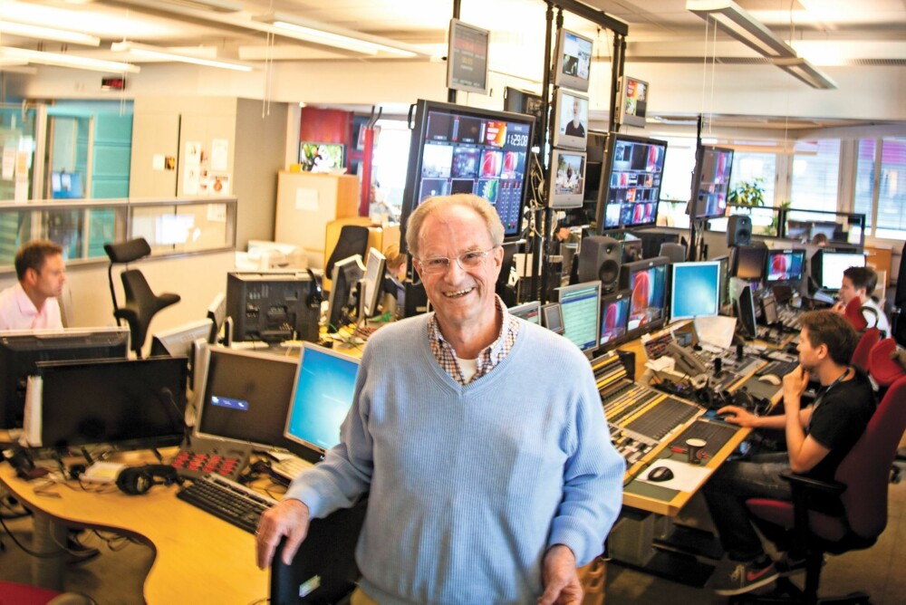 VETERAN: Einar jobbet 40 år i NRK og har fortsatt timeplanen full, selv om han nå er pensjonist.