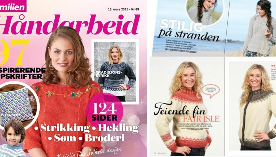 Nytt spesialblad fra Familien: Håndarbeid er i salg 16. mars!